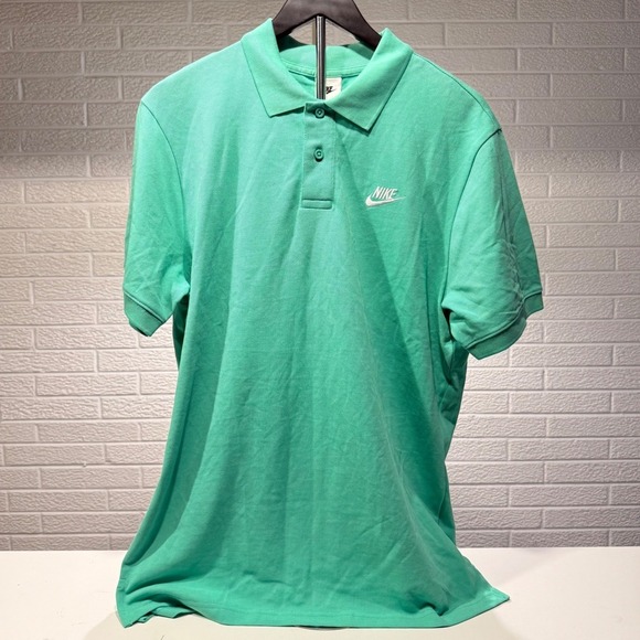 Nike Other - Nike‎ Mens Polo Shirt Green Short Sleeve Everyday Modern Fit Casual Top